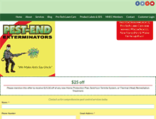 Tablet Screenshot of pestendinc.com